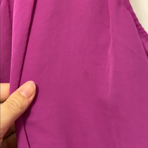 Fuchsia Ruffle Neck RACHEL Rachel Roy Dress - Picture 4 of 4